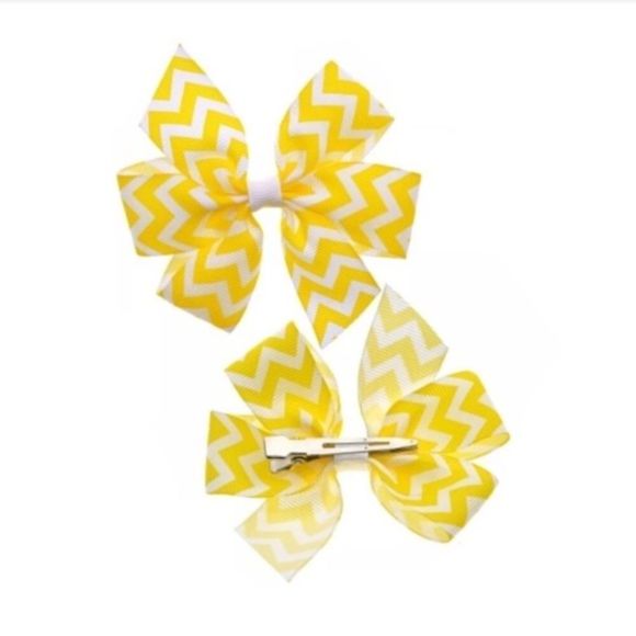 20 Rainbow Color Grosgrain Bows - 3.5 Inch Patterned Bows - Picture 4 of 8